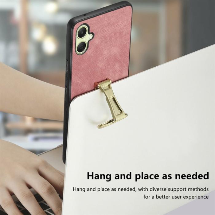 CASENEO - CASENEO D22 Samsung Galaxy A06 Fodral KonstLäder - Blå