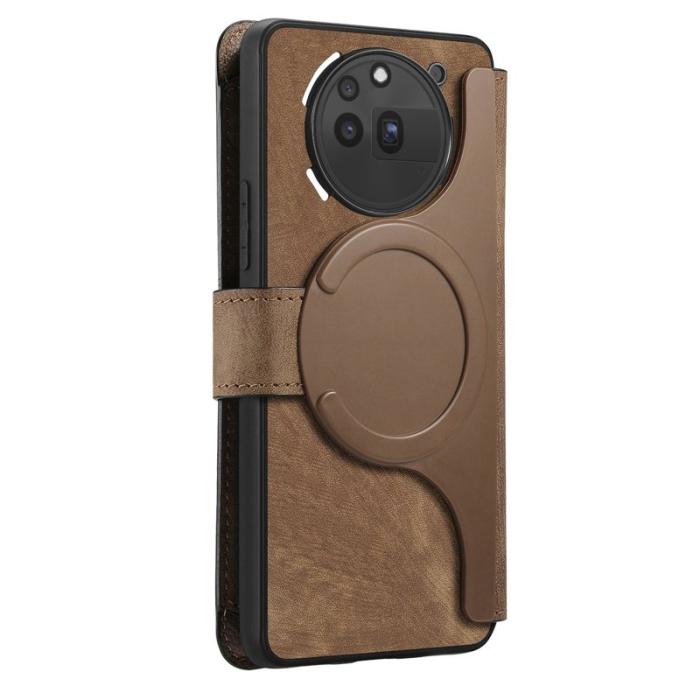 CASENEO - CASENEO För Nothing Phone (3a) Pro Fodral Äkta läder - Brun