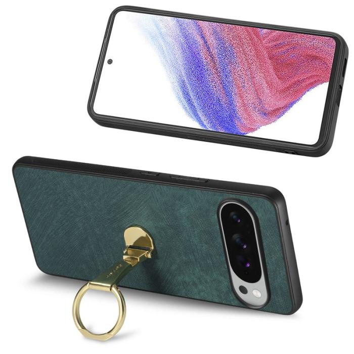 CASENEO - CASENEO Fodral för Google Pixel 10 Pro XL - Äkta läder - Grön