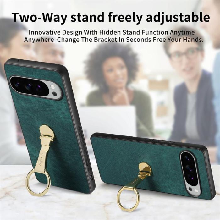 CASENEO - CASENEO Fodral för Google Pixel 10 Pro XL - Äkta läder - Grön