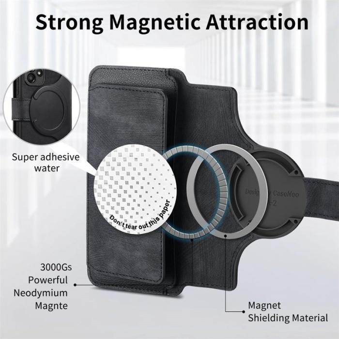 CASENEO - CASENEO Fodral för Nothing Phone (3a) - Äkta läder - Svart