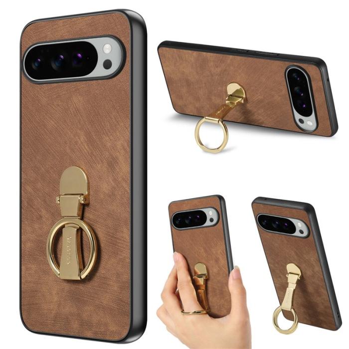 CASENEO - CASENEO Google Pixel 10 Pro XL Fodral Äkta läder - Brun