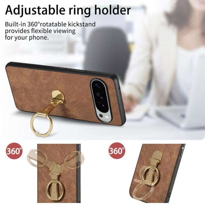 CASENEO - CASENEO Google Pixel 10 Pro XL Fodral Äkta läder - Brun