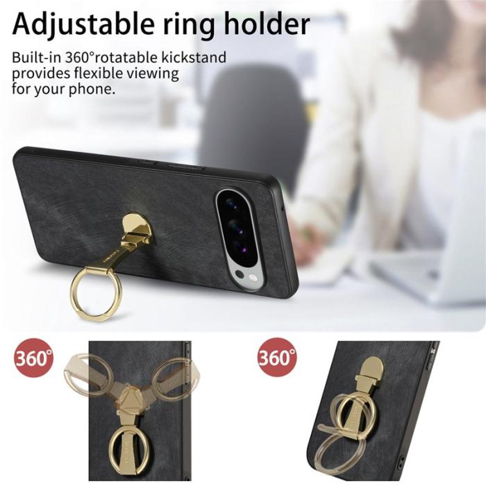 CASENEO - CASENEO Google Pixel 10 Pro XL Fodral Äkta läder - Svart