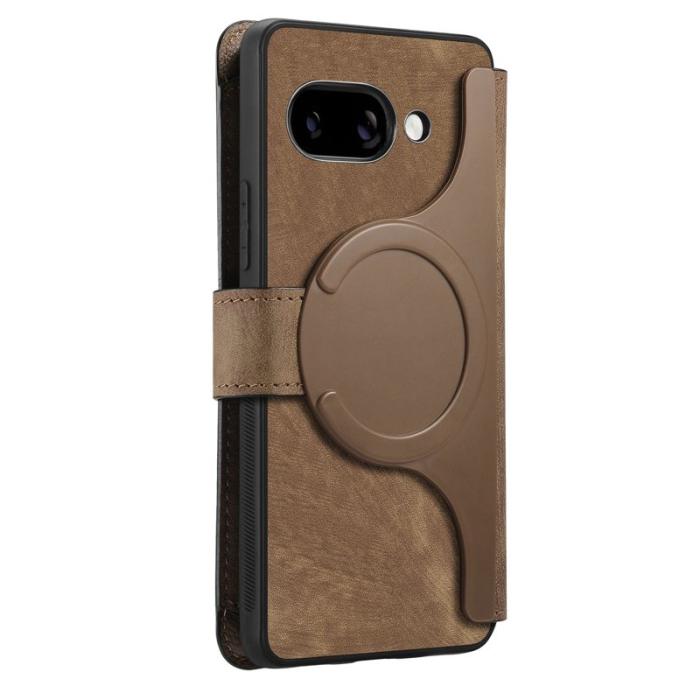CASENEO - CASENEO Google Pixel 9a Fodral MW-02 Äkta läder - Brun