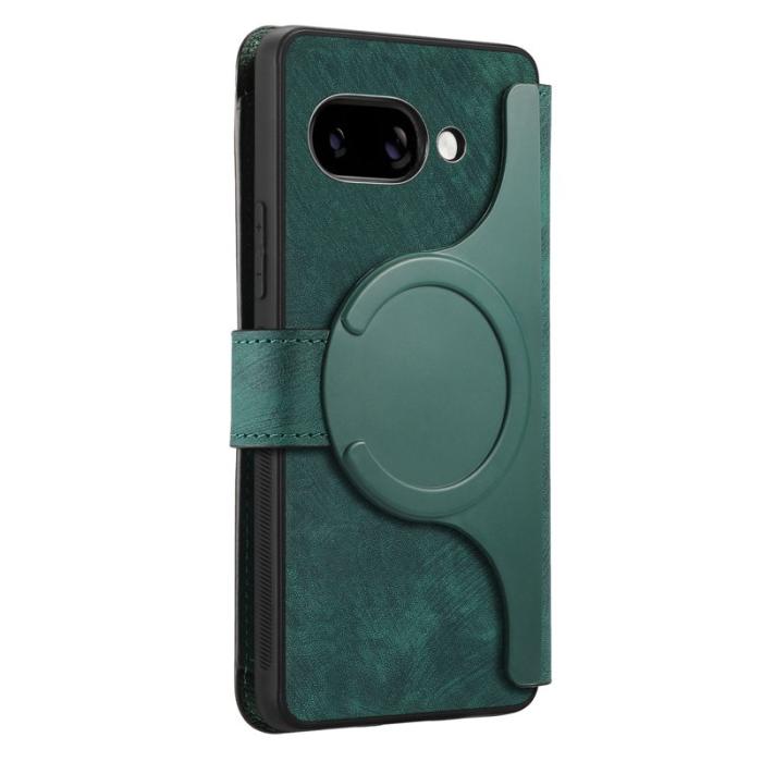 CASENEO - CASENEO Google Pixel 9a Fodral MW-02 Äkta läder - Grön