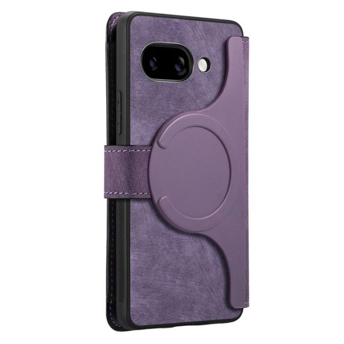 CASENEO - CASENEO Google Pixel 9a Fodral MW-02 Äkta läder - Lila
