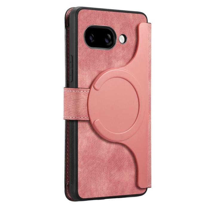 CASENEO - CASENEO Google Pixel 9a Fodral MW-02 Äkta läder - Rosa