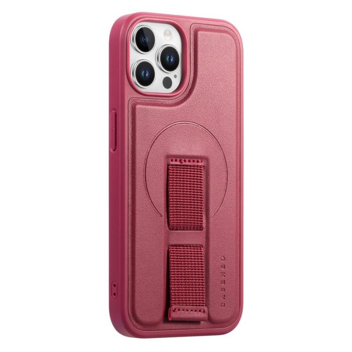 CASENEO - CASENEO iPhone 12 Pro Max Fodral PU Läder - Röd