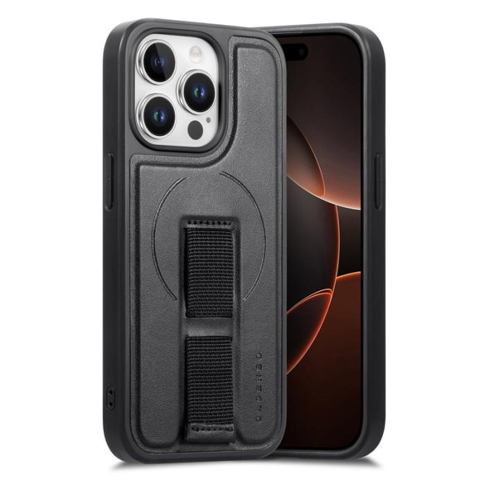 CASENEO - CASENEO iPhone 13 Pro Fodral KonstLäder - Svart