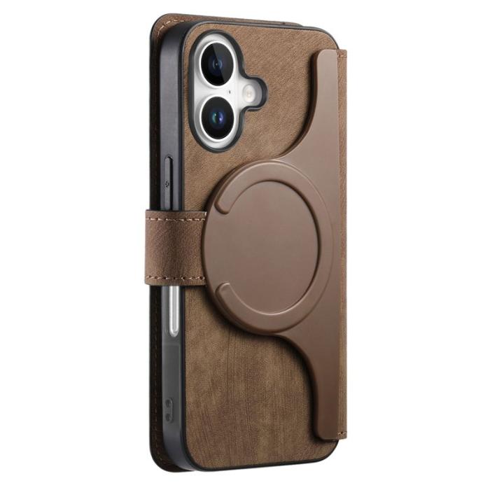 CASENEO - CASENEO iPhone 16 Fodral Äkta läder - Brun