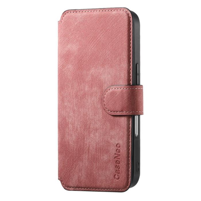 CASENEO - CASENEO iPhone 16 Fodral Äkta läder - Rosa