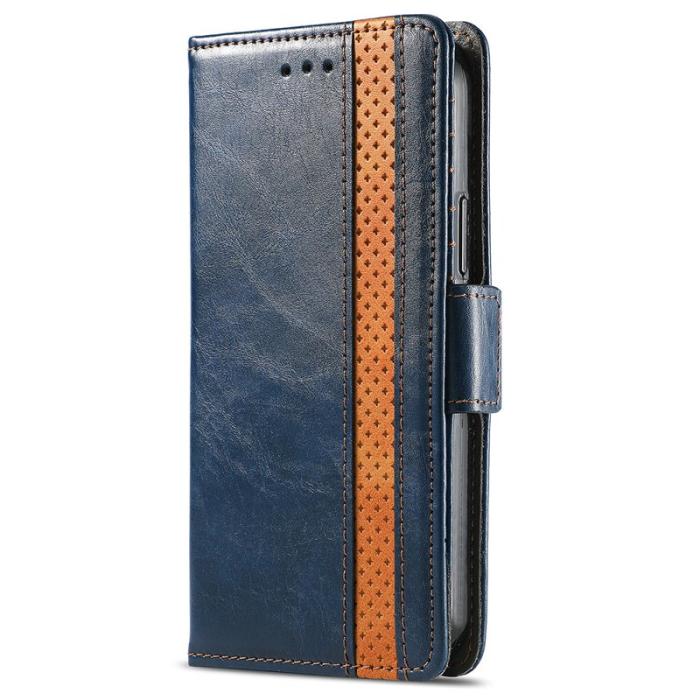 CASENEO - CASENEO iPhone 16 Plus Skal Äkta läder - Mörkblå