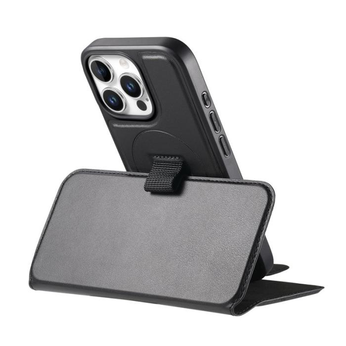 CASENEO - CASENEO iPhone 16 Pro Max Fodral Äkta läder - Svart