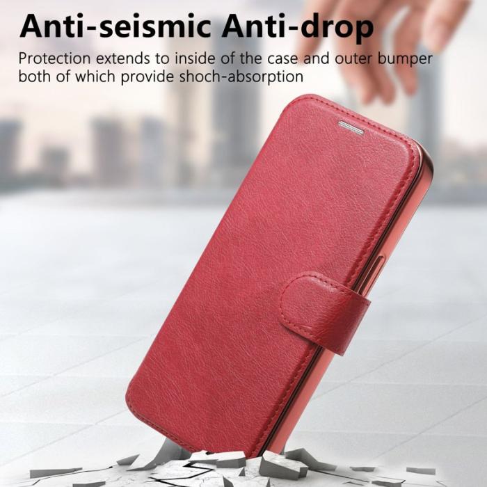 CASENEO - CASENEO iPhone 16 Pro Max Fodral TPU Inre Skal - Röd