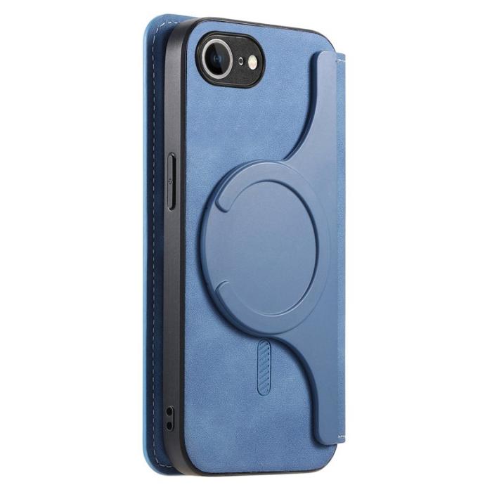 CASENEO - CASENEO iPhone 16e Fodral Äkta läder - Blå