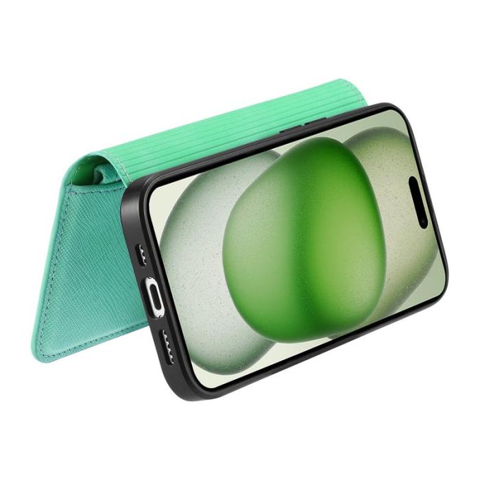 CASENEO - CASENEO iPhone 16e Fodral Äkta läder - Grön