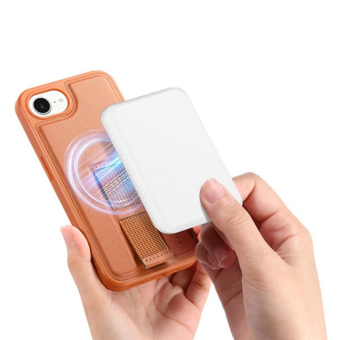 CASENEO - CASENEO iPhone 16e Fodral PU Läder - Chockresistent - Brun