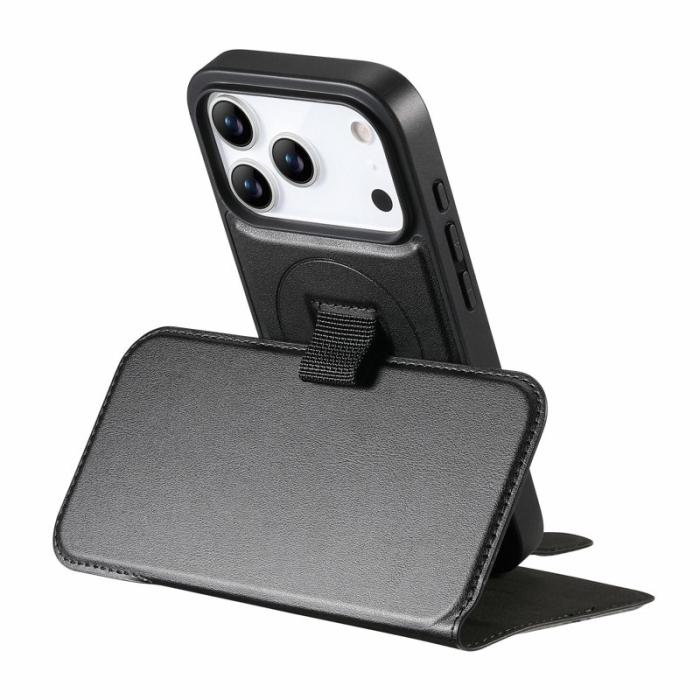 CASENEO - CASENEO iPhone 17 Pro Max Fodral Äkta läder - Svart