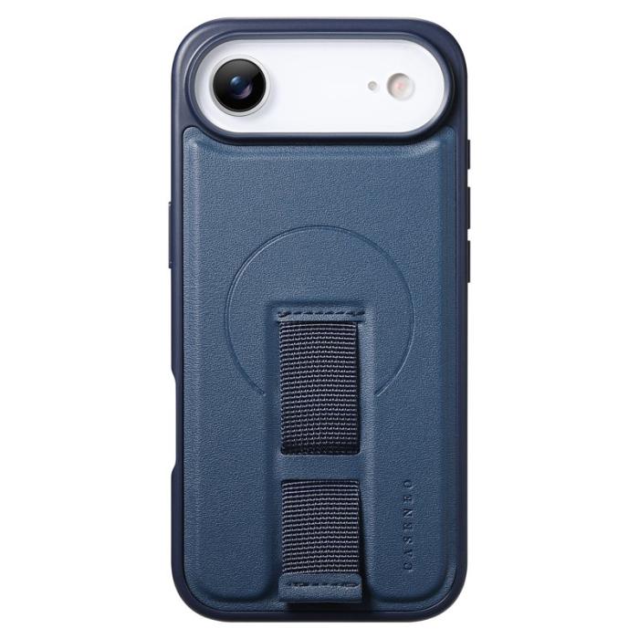 CASENEO - CASENEO iPhone Air Fodral Magnetiskt PU Läder - Blå