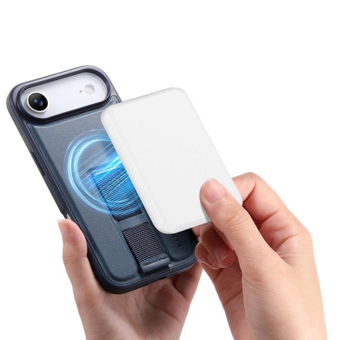 CASENEO - CASENEO iPhone Air Fodral Magnetiskt PU Läder - Blå