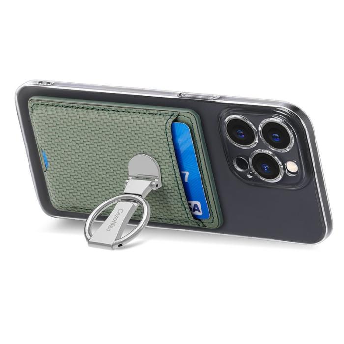 CASENEO - CASENEO KB-42 Card Holder - Äkta läder - Grön