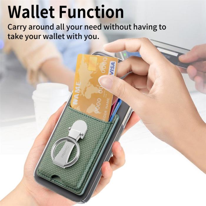 CASENEO - CASENEO KB-42 Card Holder - Äkta läder - Grön