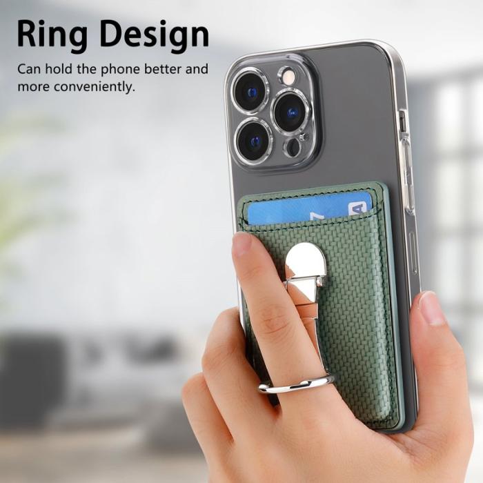 CASENEO - CASENEO KB-42 Card Holder - Äkta läder - Grön