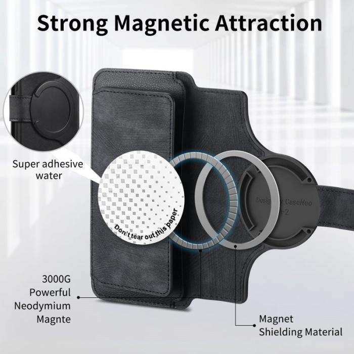 CASENEO - CASENEO MW-02 för Xiaomi 14 Fodral Äkta läder - Svart