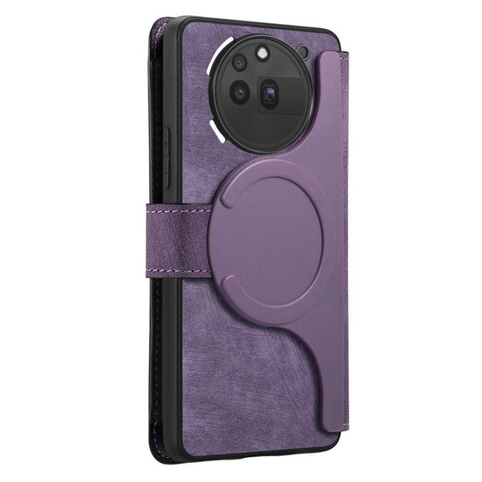 CASENEO - CASENEO MW-02 Fodral för Nothing Phone (3a) - Äkta läder - Lila