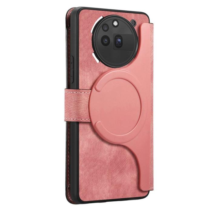 CASENEO - CASENEO MW-02 Fodral för Nothing Phone (3a) - Äkta läder - Rosa