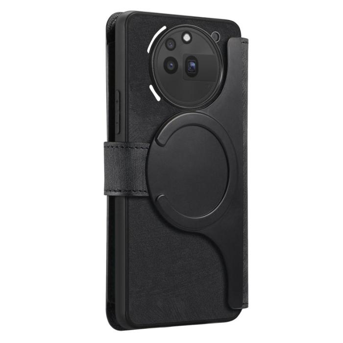 CASENEO - CASENEO MW-02 Fodral för Nothing Phone (3a) - Äkta läder - Svart