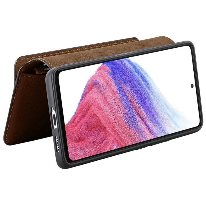 CASENEO - CASENEO MW-02 Fodral för Samsung Galaxy A16 5G - Äkta läder - Brun