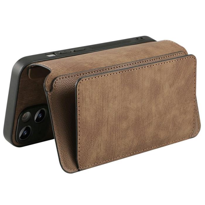 CASENEO - CASENEO MW-02 Fodral för Samsung Galaxy A16 5G - Äkta läder - Brun