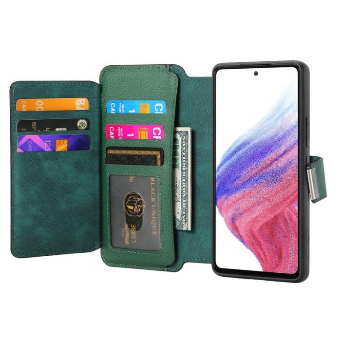 CASENEO - CASENEO MW-02 Fodral för Samsung Galaxy A16 5G - Äkta läder - Grön