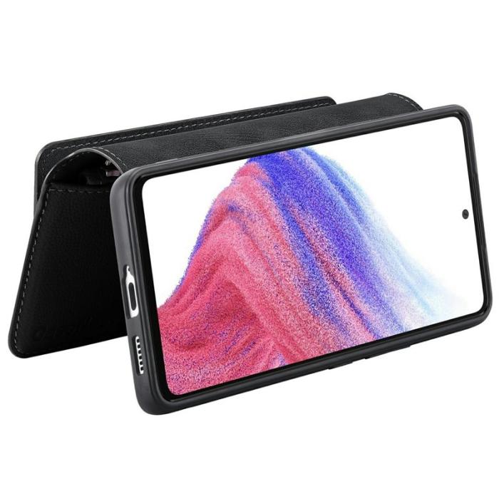 CASENEO - CASENEO MW-02 Fodral för Samsung Galaxy A16 5G - Äkta läder - Svart