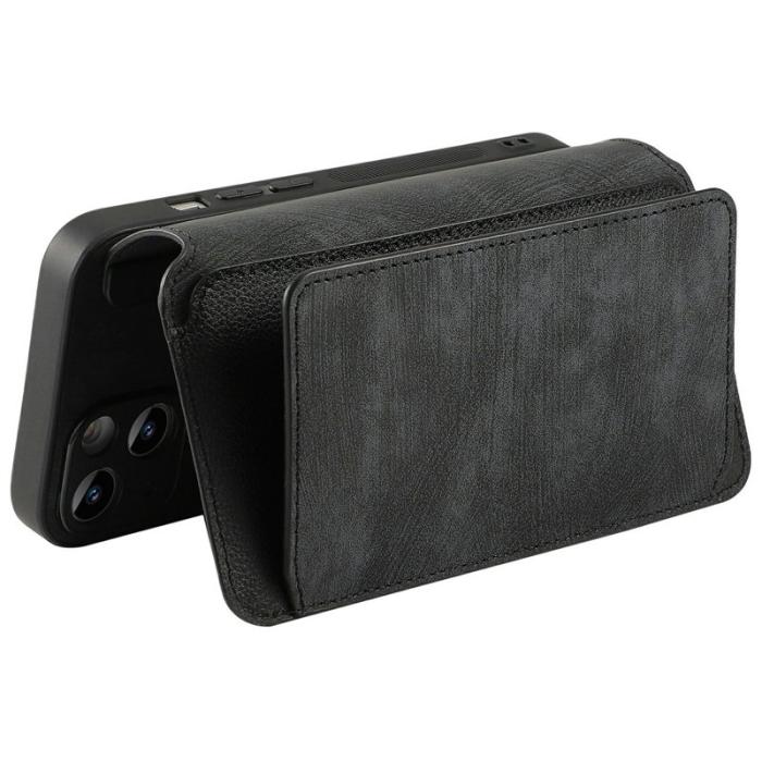 CASENEO - CASENEO MW-02 Fodral för Samsung Galaxy A16 5G - Äkta läder - Svart