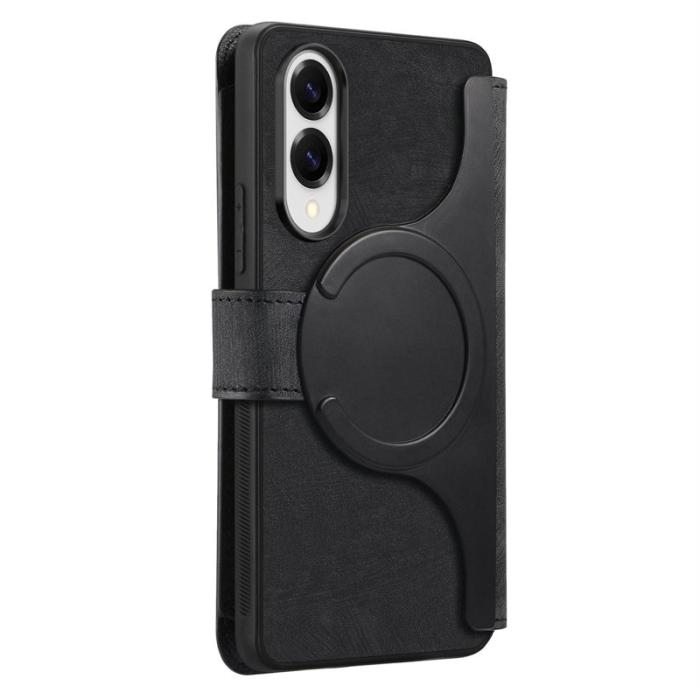 CASENEO - CASENEO MW-02 Fodral för Samsung Galaxy S25 Edge - Äkta läder - Svart