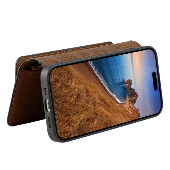 CASENEO - CASENEO MW-02 Fodral i Äkta Läder för iPhone 17 Pro - Brun