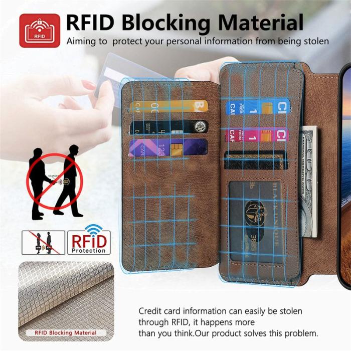 CASENEO - CASENEO MW-02 iPhone 16 Pro Max Fodral Äkta läder - Brun