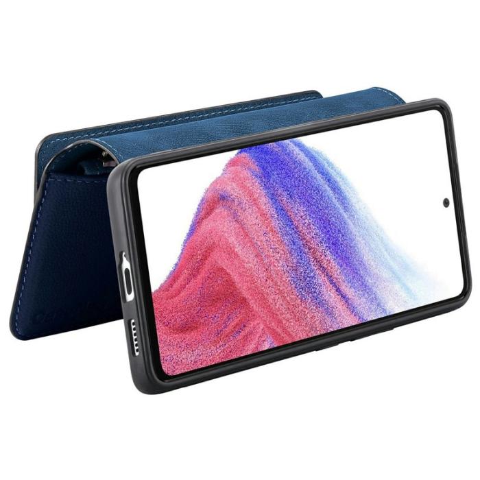 CASENEO - CASENEO MW-02 Samsung Galaxy A06 Fodral Äkta läder - Mörkblå