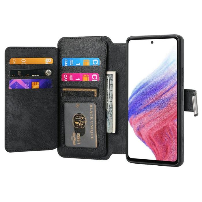 CASENEO - CASENEO MW-02 Samsung Galaxy A06 Fodral Äkta läder - Svart