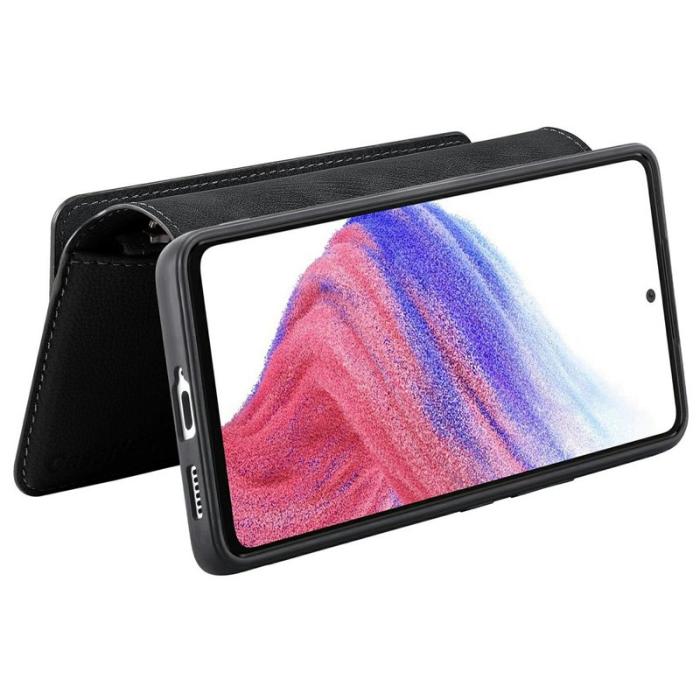 CASENEO - CASENEO MW-02 Samsung Galaxy A06 Fodral Äkta läder - Svart