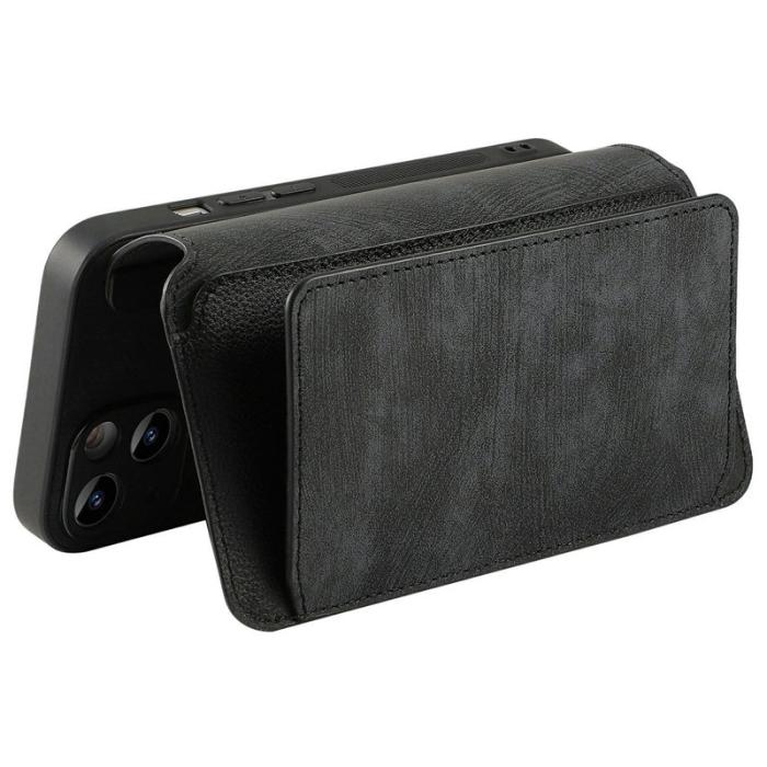 CASENEO - CASENEO MW-02 Samsung Galaxy A06 Fodral Äkta läder - Svart