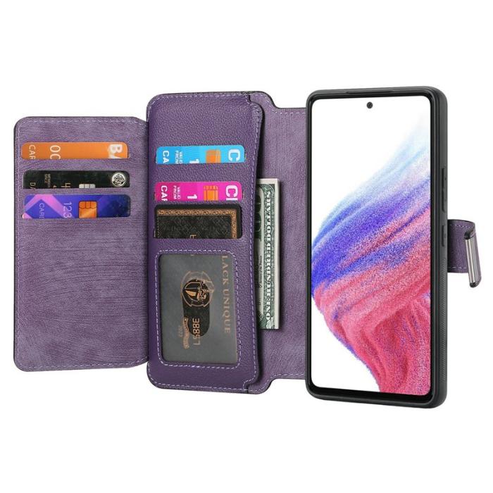 CASENEO - CASENEO MW-02 Samsung Galaxy A16 Fodral Äkta läder - Lila