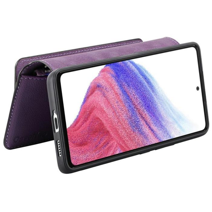 CASENEO - CASENEO MW-02 Samsung Galaxy A16 Fodral Äkta läder - Lila