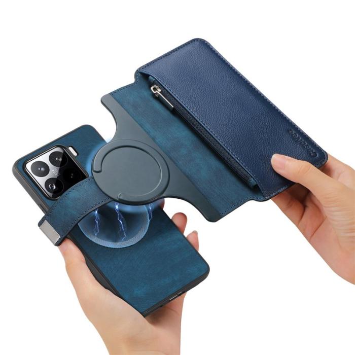 CASENEO - CASENEO MW-02 Xiaomi 15 Pro Fodral Äkta läder - Blå