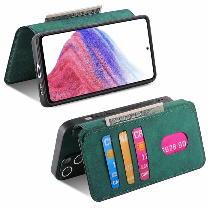 CASENEO - CASENEO MW-03 Plånboksfodral för Samsung Galaxy A06 4G - Konstläder - Grön