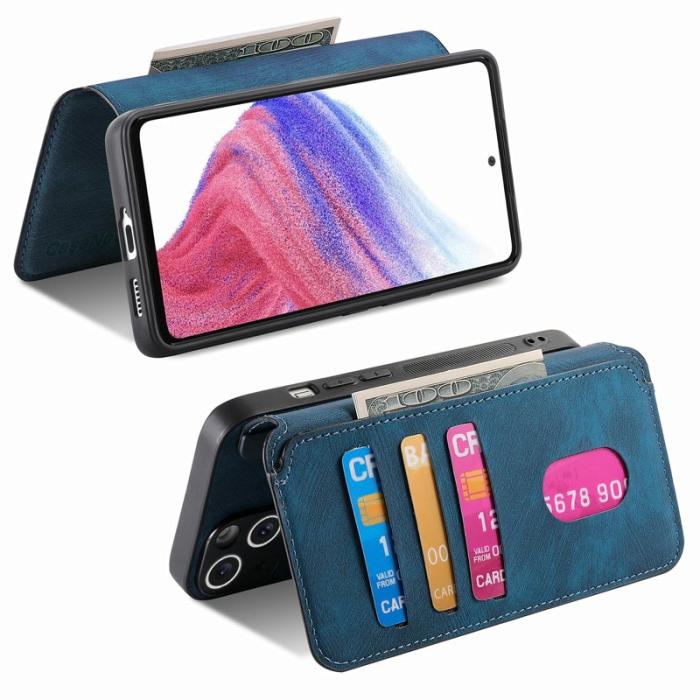 CASENEO - CASENEO MW-03 Fodral för Samsung Galaxy A16 4G/5G - Äkta läder - Mörkblå