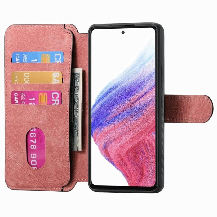 CASENEO - CASENEO MW-03 Fodral för Samsung Galaxy A16 4G/5G - Läder - Rosa